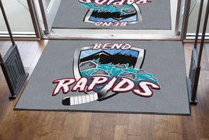 Bend Rapids 4 X 6 Rubber Backed Carpeted HD - The Personalized Doormats Company