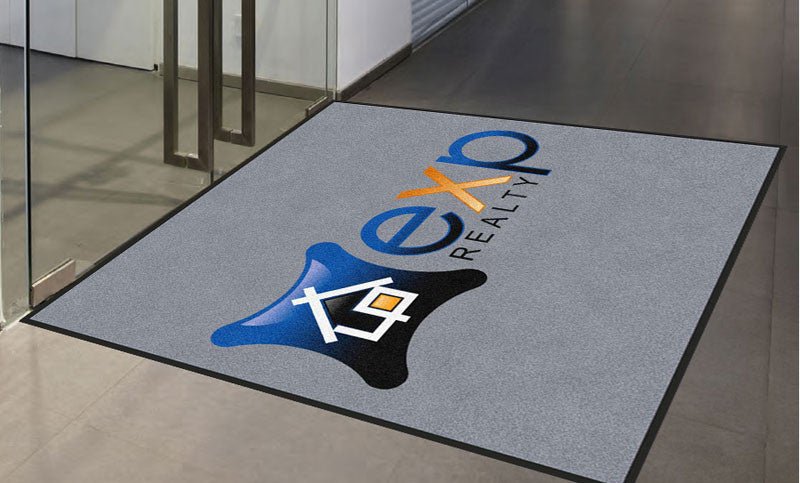 exp Realty 6 X 6 Rubber Backed Carpeted HD - The Personalized Doormats Company