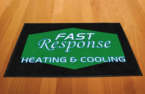 Fast Response 2 X 3 Rubber Backed Carpeted HD - The Personalized Doormats Company