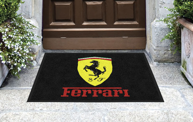 Ferarri Black Red Text
