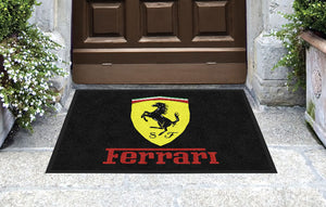 Ferarri Black Red Text
