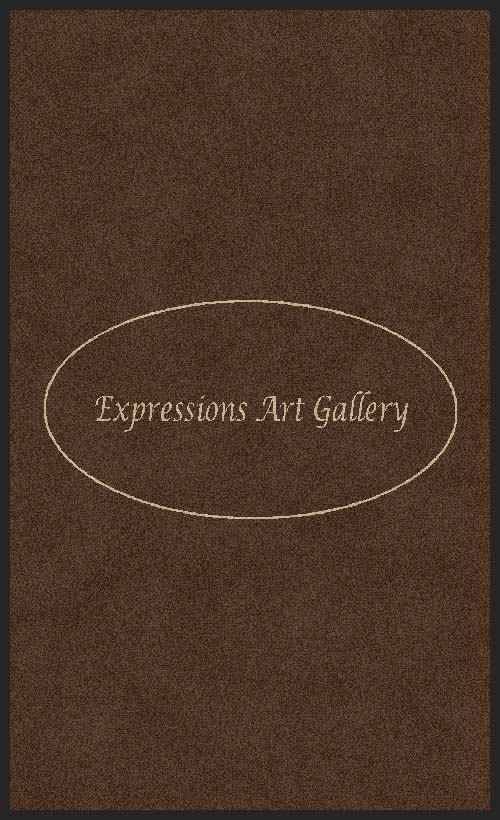 Expressions Art Gallery 3 x 5 Rubber Backed Carpeted HD - The Personalized Doormats Company