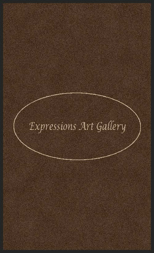 Expressions Art Gallery 3 x 5 Rubber Backed Carpeted HD - The Personalized Doormats Company