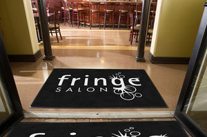 Fringe Salon 4 X 6 Rubber Backed Carpeted HD - The Personalized Doormats Company