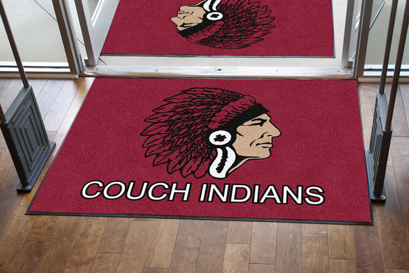 Couch School 4 X 6 Rubber Backed Carpeted HD - The Personalized Doormats Company