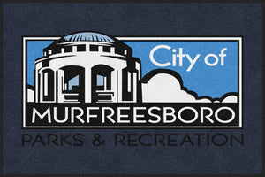 City Of Murfreesboro § 4 X 6 Rubber Backed Carpeted HD - The Personalized Doormats Company