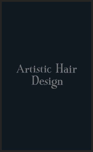 Artistic Hair Design 3 X 5 Rubber Scraper - The Personalized Doormats Company