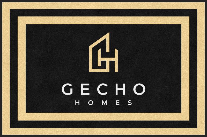 Gecho Homes 4 X 6 Rubber Backed Carpeted HD - The Personalized Doormats Company