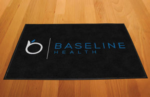 Baseline Health 2 X 3 Rubber Backed Carpeted HD - The Personalized Doormats Company