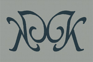 K logo 2 x 3 Waterhog Inlay - The Personalized Doormats Company