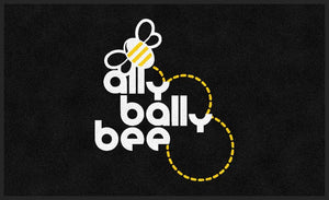 ally bally bee 3 X 5 Rubber Backed Carpeted HD - The Personalized Doormats Company