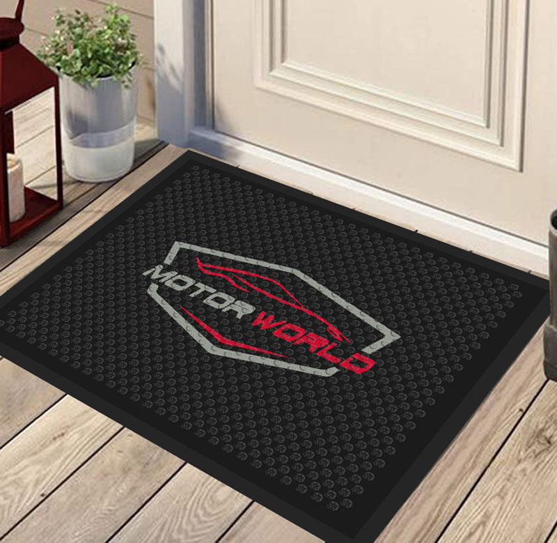 Motor World Logo Mat Rubber