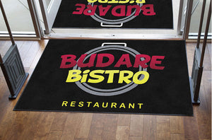 Budare Bistro 4 X 6 Rubber Backed Carpeted HD - The Personalized Doormats Company