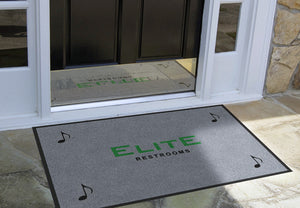 Elite Musical Notes 3 x 4 § 3 X 4 Rubber Backed Carpeted HD - The Personalized Doormats Company