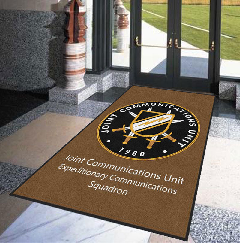 JCU Indoor Mat 5 X 8 Rubber Backed Carpeted HD - The Personalized Doormats Company