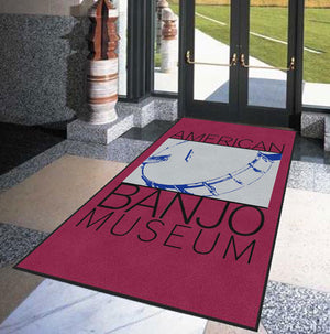 American Banjo Museum 6 X 10 Rubber Backed Carpeted HD - The Personalized Doormats Company