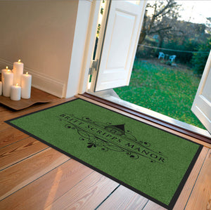 BRITT SCRIPPS MANOR (K9) 2 X 3 Rubber Backed Carpeted HD - The Personalized Doormats Company