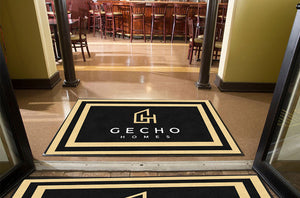 Gecho Homes 4 X 6 Rubber Backed Carpeted HD - The Personalized Doormats Company