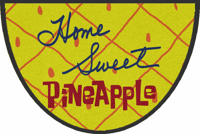 Home Sweet Pineapple § 2 X 3 Luxury Berber Inlay - The Personalized Doormats Company
