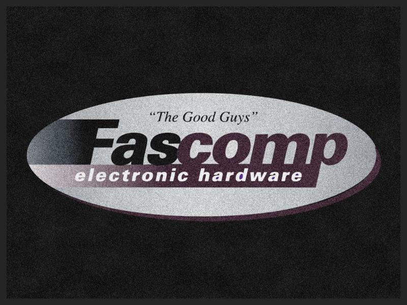 Fascomp Electronic Hardware 3 X 4 Rubber Backed Carpeted HD - The Personalized Doormats Company