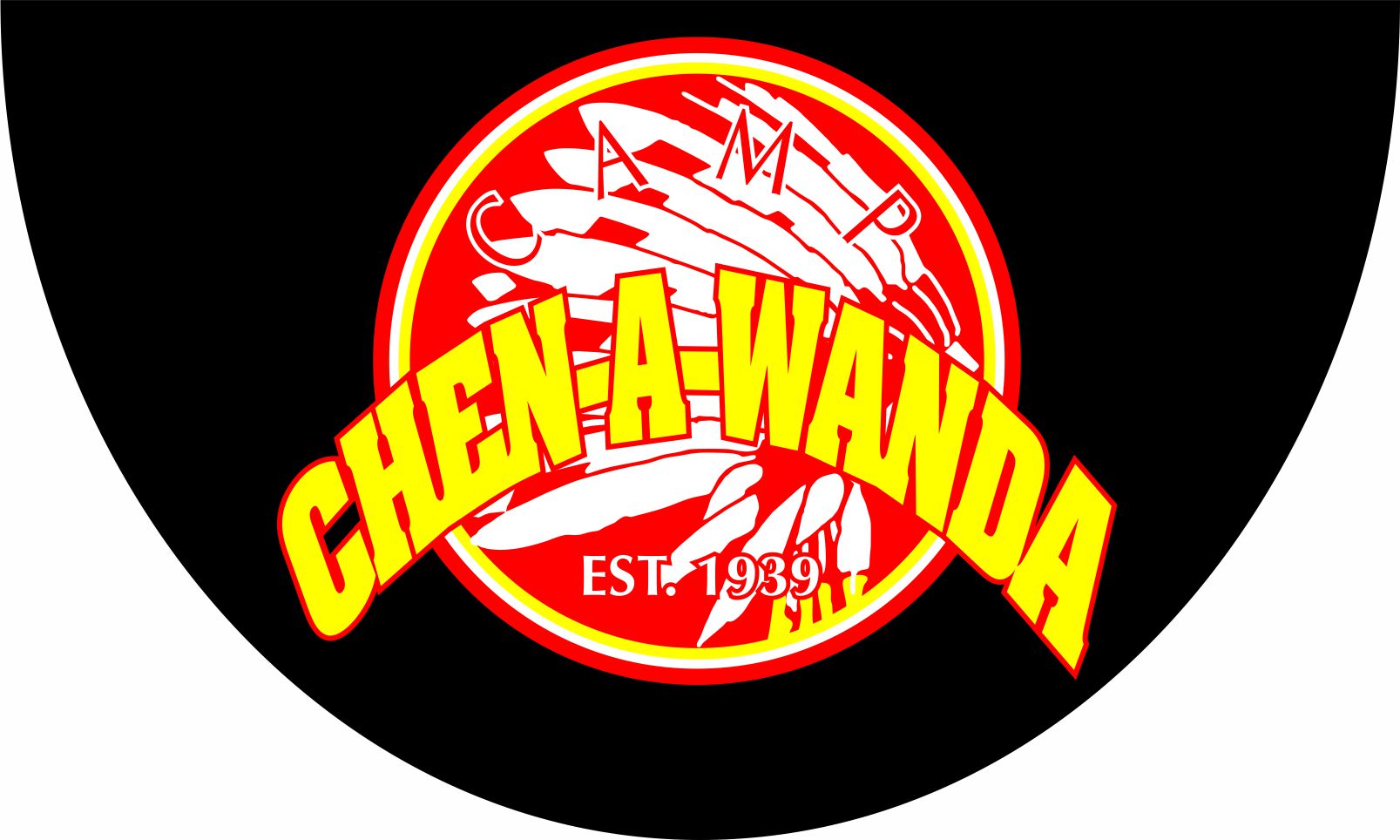 Camp Chen-A-Wanda 3 x 5 Luxury Berber Inlay - The Personalized Doormats Company