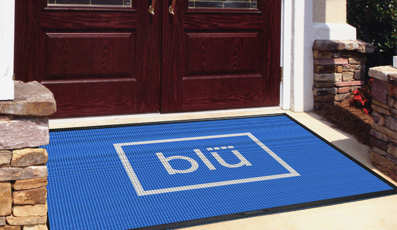 Blu 4 X 6 Waterhog Inlay - The Personalized Doormats Company