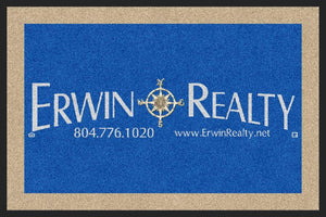 ErwinRealty1 2 X 3 Rubber Backed Carpeted HD - The Personalized Doormats Company