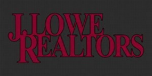 J. Lowe Realtors 4 x 8 Waterhog Impressions - The Personalized Doormats Company