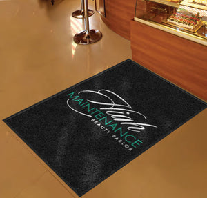 High Maintenance Beauty Parlor 3 X 5 Rubber Backed Carpeted HD - The Personalized Doormats Company
