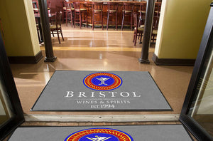 BRISTOL BAHAMAS 4 X 6 Rubber Backed Carpeted - The Personalized Doormats Company