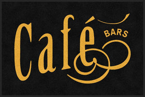 Cafe Bar 4 X 6 Rubber Backed Carpeted HD - The Personalized Doormats Company