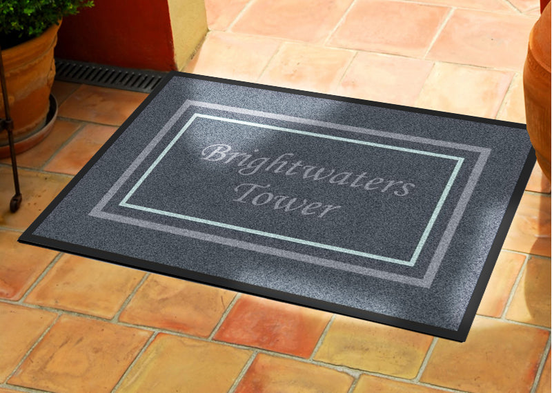 BWT 2 X 3 Rubber Backed Carpeted HD - The Personalized Doormats Company