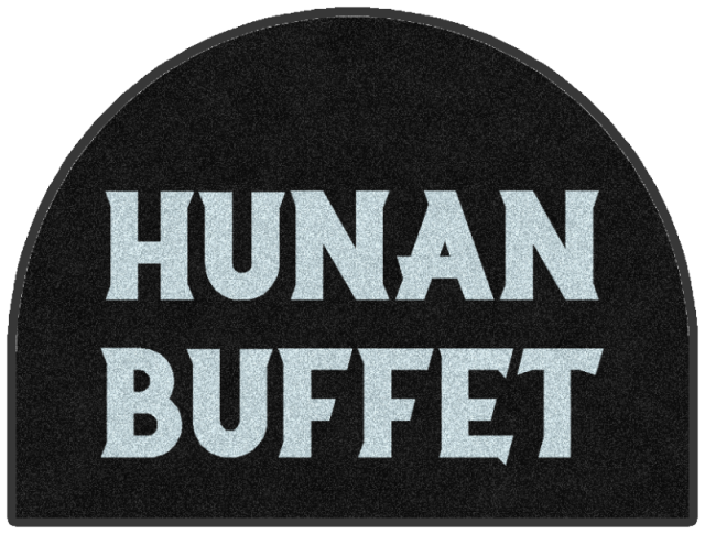Hunan Buffet - half circle mat §