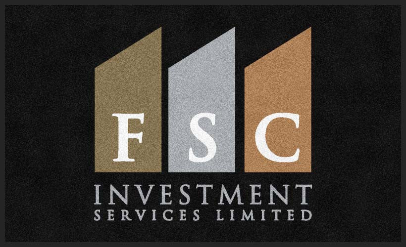 FSC Investment Services Limited 3 X 5 Rubber Backed Carpeted HD - The Personalized Doormats Company
