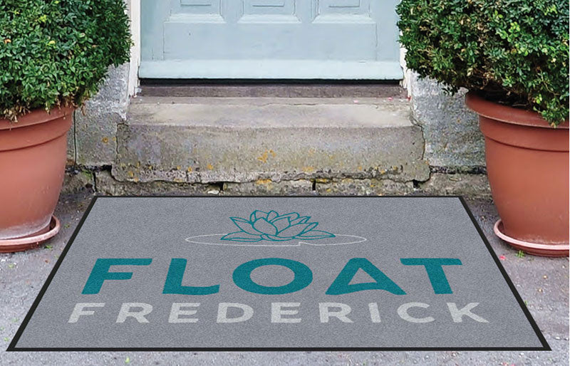 FLOAT FREDERICK 3 x 4 Rubber Backed Carpeted HD - The Personalized Doormats Company