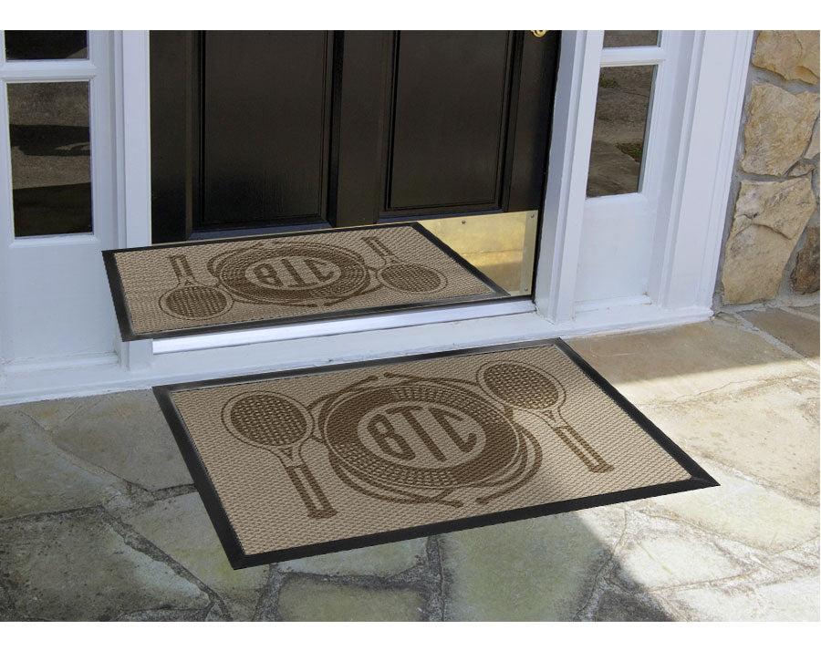 BTC Logo 2 X 3 Luxury Berber Inlay - The Personalized Doormats Company