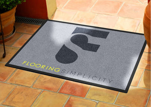 Flooring Simplicity 2 X 3 Rubber Backed Carpeted HD - The Personalized Doormats Company