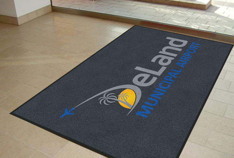 DeLand Municipal Airport 5 X 7 Rubber Backed Carpeted HD - The Personalized Doormats Company