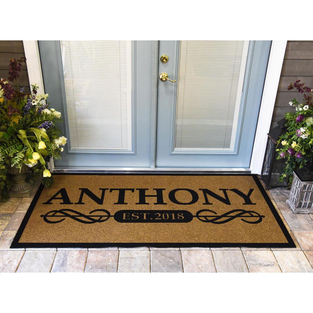 Duracoir Inlay Personalized | Established Date Duracoir Inlay | Doormats Direct