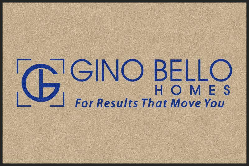 Gino Bello Homes 4 X 6 Rubber Backed Carpeted HD - The Personalized Doormats Company