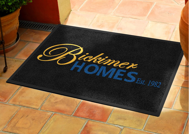 Bickimer Homes 2 X 3 Rubber Backed Carpeted HD - The Personalized Doormats Company