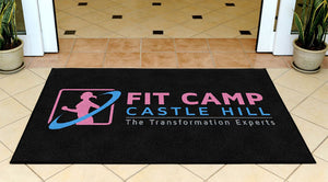 Fit camp castle hill 3 X 5 Rubber Backed Carpeted HD - The Personalized Doormats Company