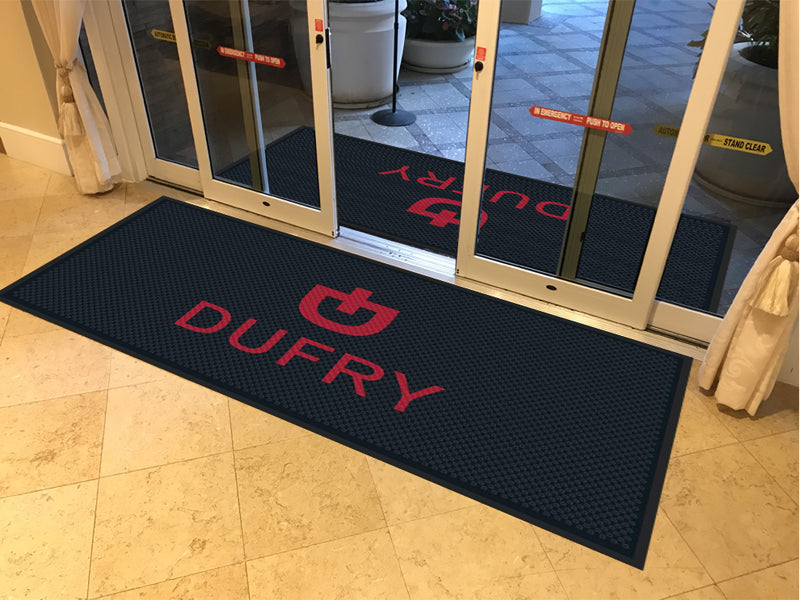 Dufry § 4 x 8 Rubber Scraper - The Personalized Doormats Company