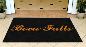 Boca Falls 3 X 5 Rubber Backed Carpeted HD - The Personalized Doormats Company