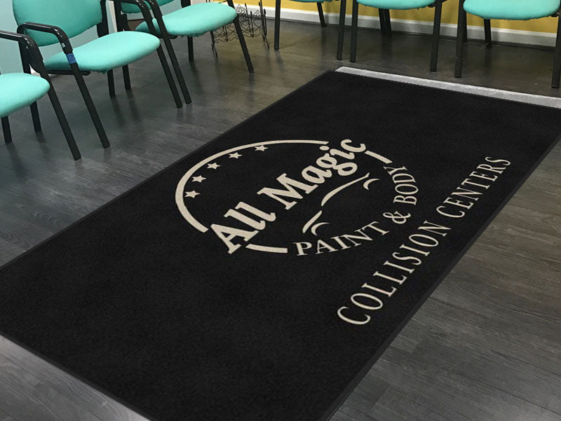 All Magic 5 X 10 Rubber Backed Carpeted HD - The Personalized Doormats Company