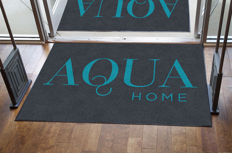 aquahome 4 x 6 Rubber Backed Carpeted HD - The Personalized Doormats Company