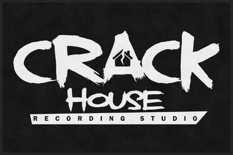 Crack House rug 4 X 6 Rubber Backed Carpeted HD - The Personalized Doormats Company