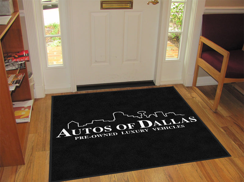 AOD Plano 4 X 4 Rubber Backed Carpeted HD - The Personalized Doormats Company