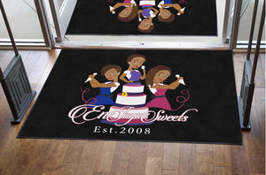 Enjoya Sweets 4 X 6 Rubber Backed Carpeted HD - The Personalized Doormats Company