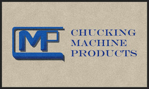 chucking machine products 3 x 5 Rubber Backed Carpeted HD - The Personalized Doormats Company